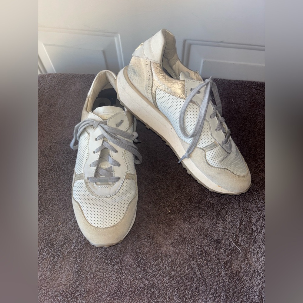P448 leather sneakers size 40 EU 9.5 US